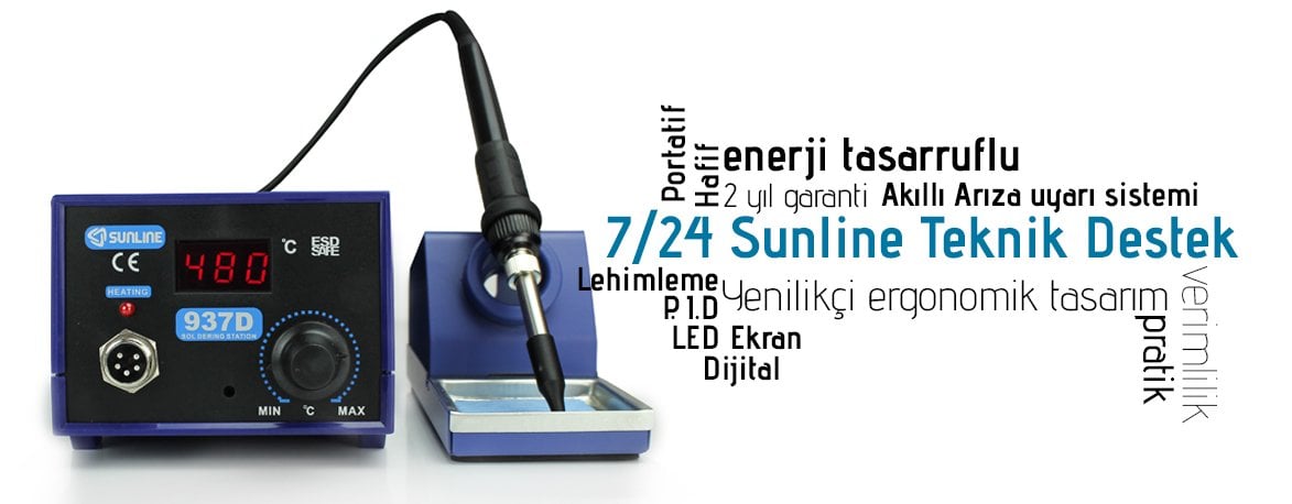 Sunline 937D Lehim İstasyonu Banner