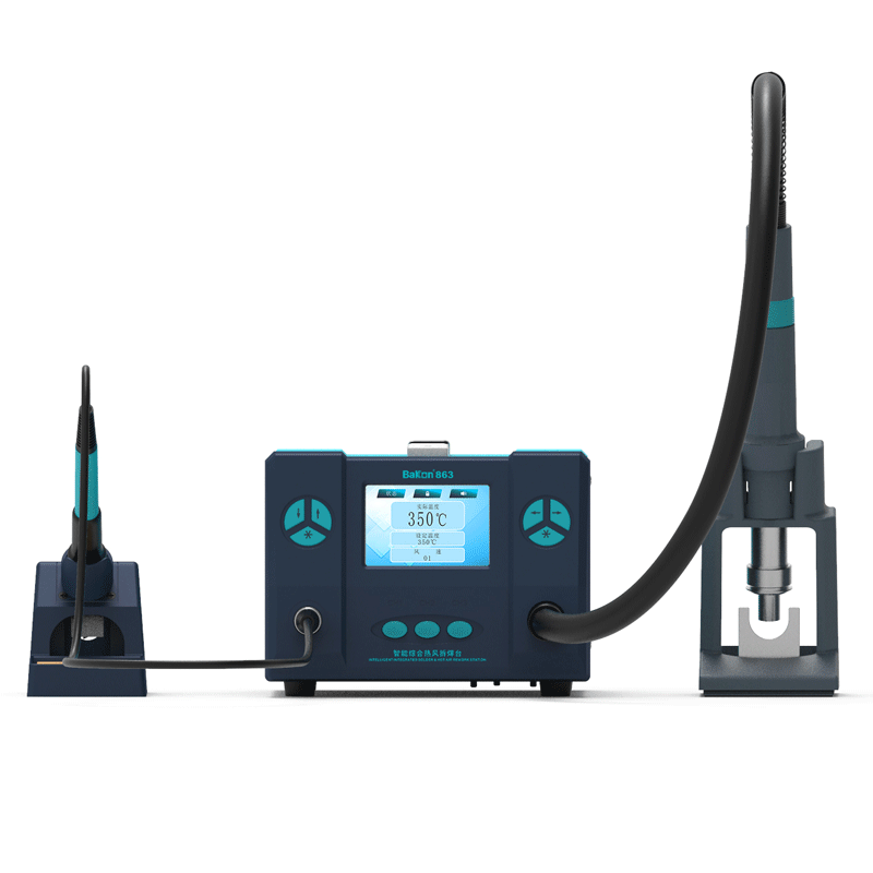 Bakon BK863 Intelligent 2 in 1 Havya İstasyonu 1000 Watt