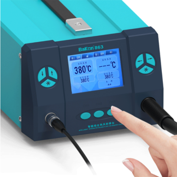 Bakon BK863 Intelligent 2 in 1 Havya İstasyonu 1000 Watt