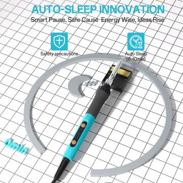 Bakon BK606 Isı Ayarlı Portatif  Dijital 90W Kalem