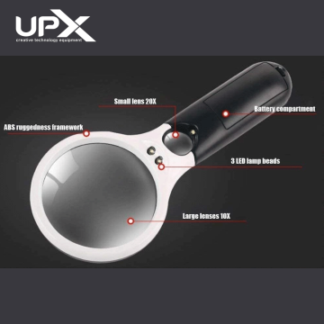 UPX 6902 Optik Lens El Büyüteci