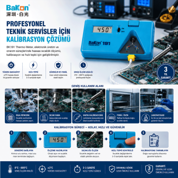 Bakon BK191 Sıcaklık Test Kalibrasyon Cihazı
