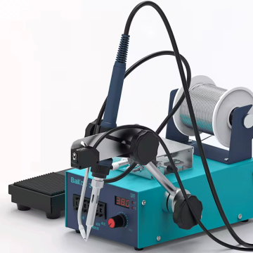 Bakon BK375B+ Çok Modlu Ayarlanabilir Optik Anahtarlı Lehim Besleyicili  Havya İstasyonu