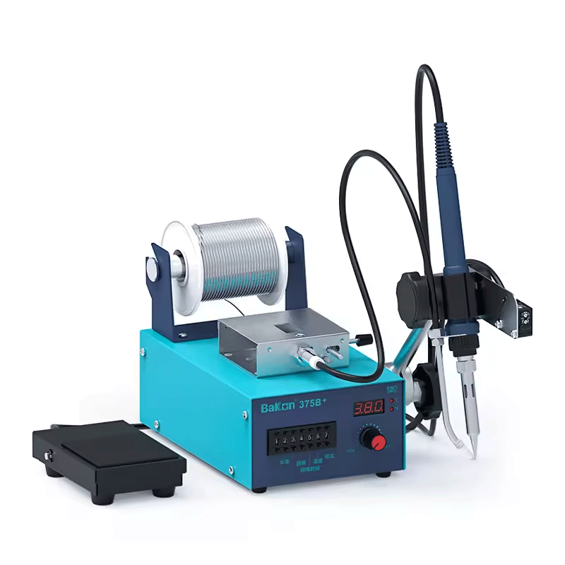 Bakon BK375B+ Çok Modlu Ayarlanabilir Optik Anahtarlı Lehim Besleyicili  Havya İstasyonu