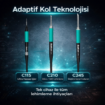 Bakon BK602 Pro C210 2in1 Havya İstasyonu