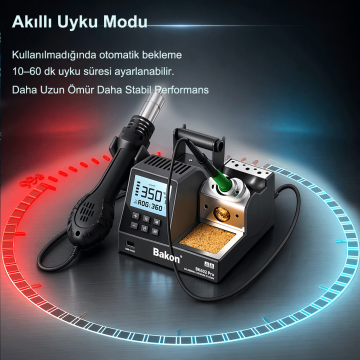 Bakon BK602 Pro C210 2in1 Havya İstasyonu