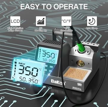 Bakon BK601 Pro Intelligent Havya İstasyonu 120 Watt