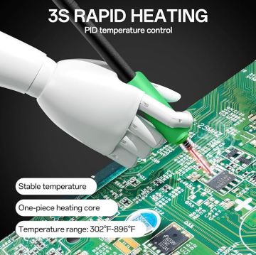 Bakon BK601 Pro Intelligent Havya İstasyonu 120 Watt