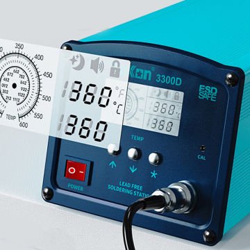 Bakon BK 3300D İntelligent Yüksek Frekans Eddy Akım Havya İstasyonu 280 Watt