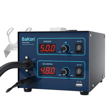 BAKON 852MX C210 Lehimleme ve Sıcak Hava İstasyonu – 1000W