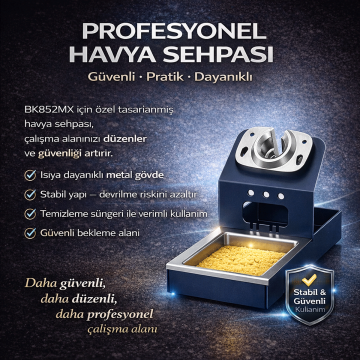 BAKON 852MX C210 Lehimleme ve Sıcak Hava İstasyonu – 1000W